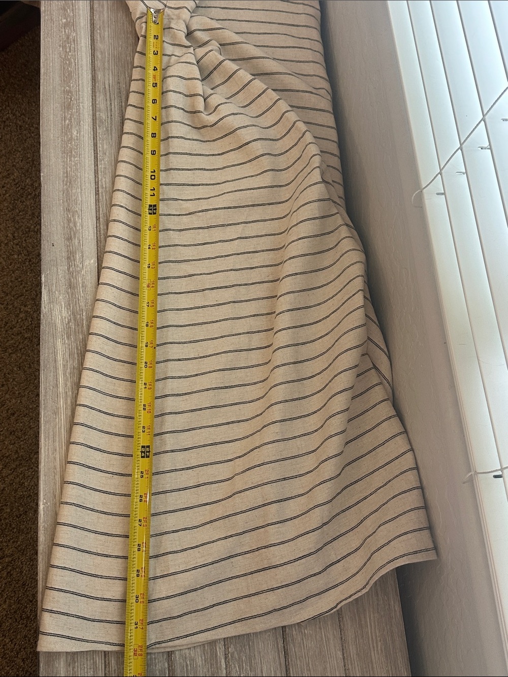 Corey Lynn Calter NWT Linen Blend Stripe Wide Leg Palazzo Pants Coastal Boho Med - Picture 13 of 14